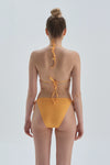 Sarı Spagetti Bikini Alt