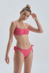 Fuşya Bağcıklı Bikini Alt