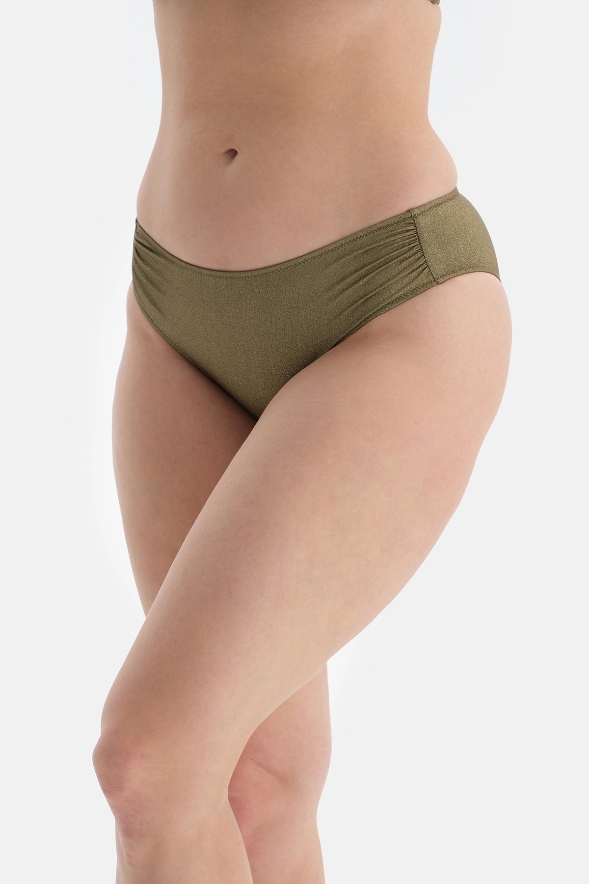 Yeşil Kaplı Toparlayıcı Yüksek Bel Bikini Altı