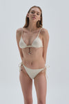 Bej Spagetti Bikini Alt