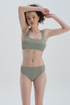 Haki Normal Bel Bikini Alt