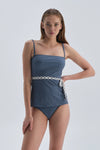 Marin Straplez Marin Tankini Üst