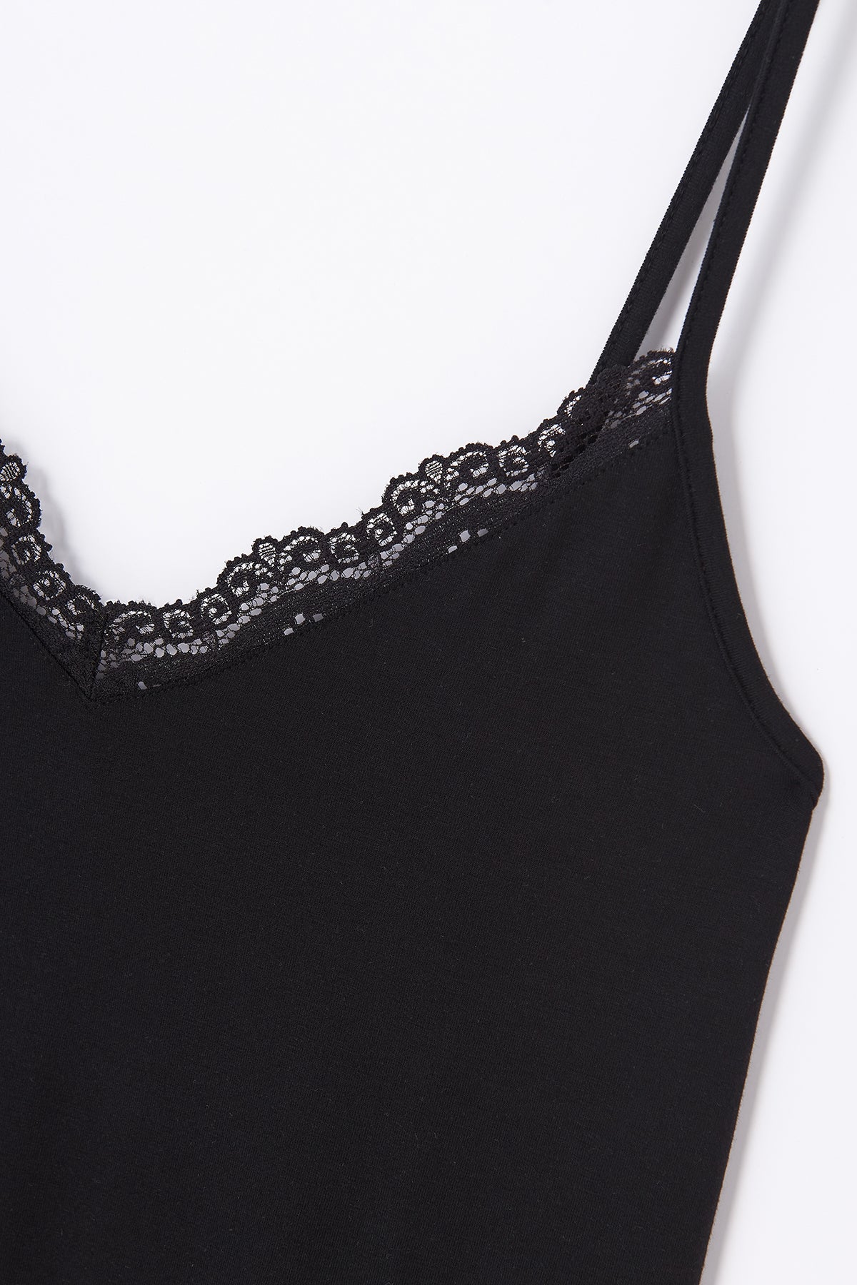 Siyah Askılı Modal Şortlu Pijama Takımı