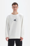 Ekru Dagi Active Bisiklet Yaka Sweatshirt