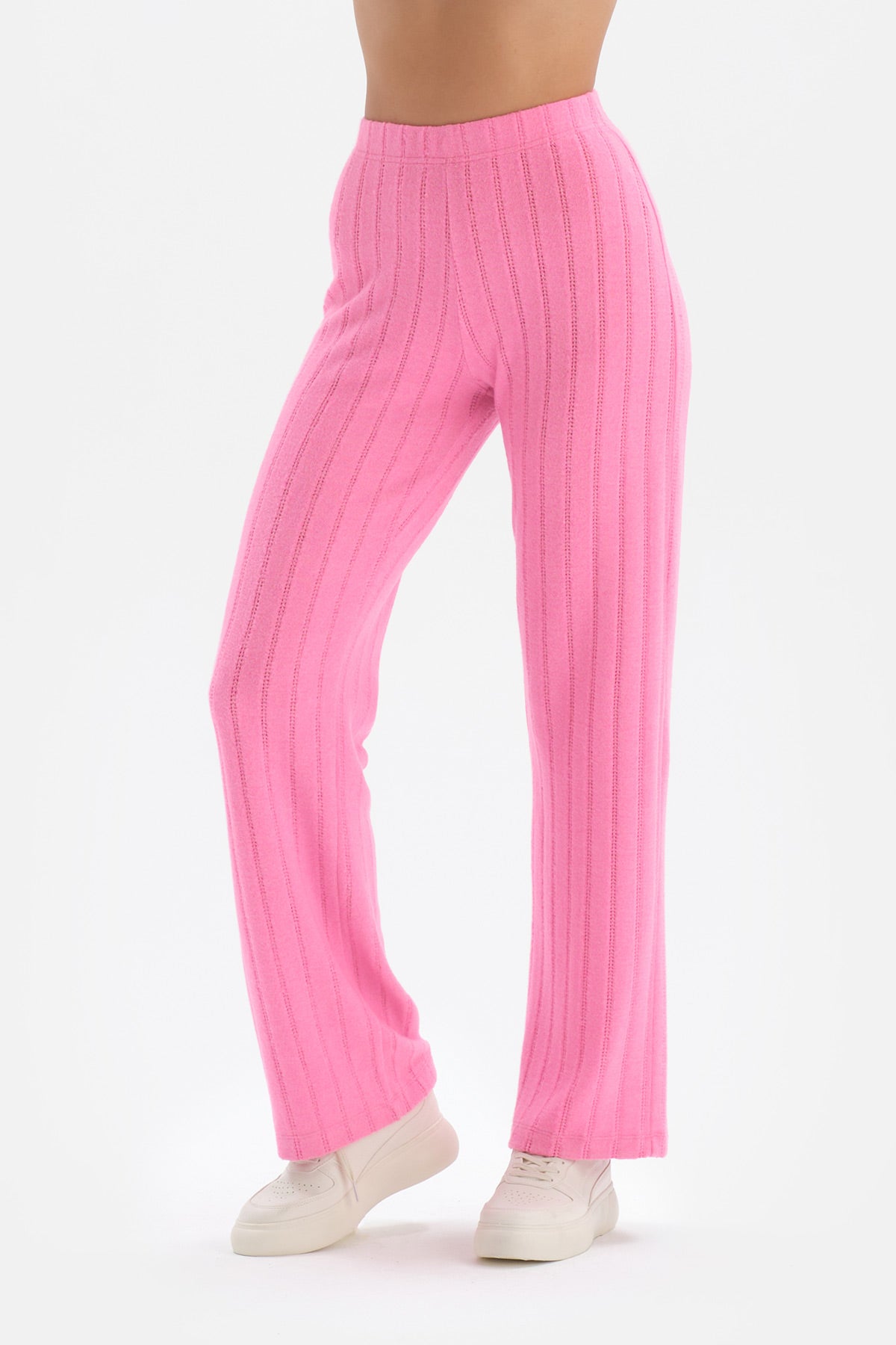 Pembe Bol Paça Eşofman Altı