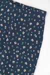 Lacivert Desenli Uzun Kol Pamuklu Pijama Takımı
