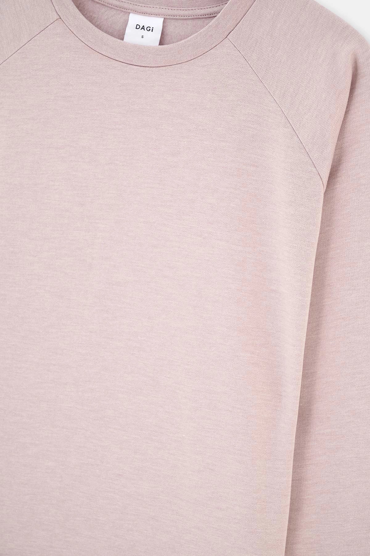 Açık Lila Bisiklet Yaka Everfresh Sweatshirt