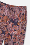Multicolor Şal Desenli Gömlek Pantolon Pijama Takımı