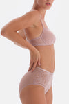 Soft Pembe Soft Dantel Push-Up Sütyen