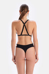 Siyah Tül Detaylı Bralet