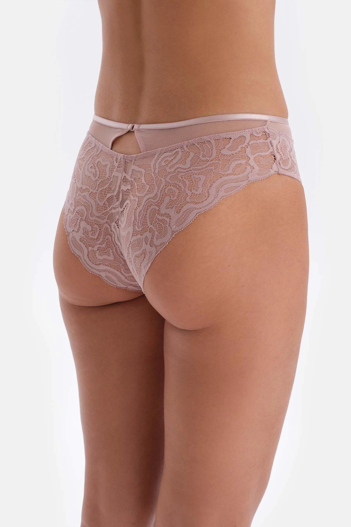 Soft Pembe Soft Dantel Detaylı Brief Külot