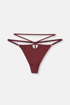 Bordo Dantelli Mikro Tanga Külot