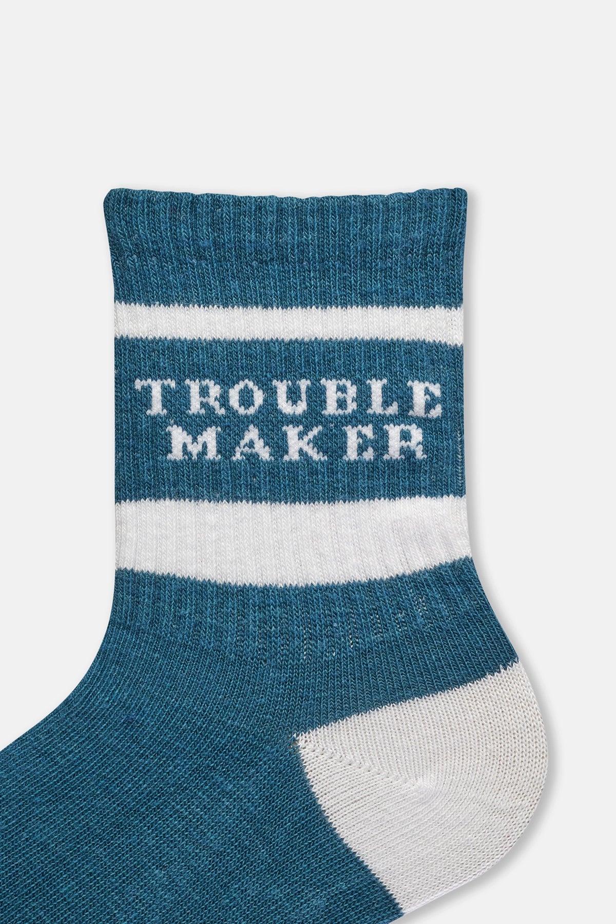 Petrol Erkek Çocuk Trouble Maker Çorap 2'Li