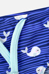 Sax Erkek ÇocukBalık Desenli Slip Mayo