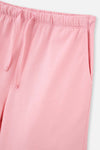 Pembe Kız Çocuk Wonder Woman Baskılı Kısa Kol Şortlu Pijama Takımı