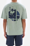 Mint Yeşili Dagi Active Mint i is Baskılı Pamuklu T-Shirt