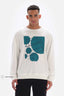 Beyaz Dagi Active is Baskılı Pamuklu Sweatshirt