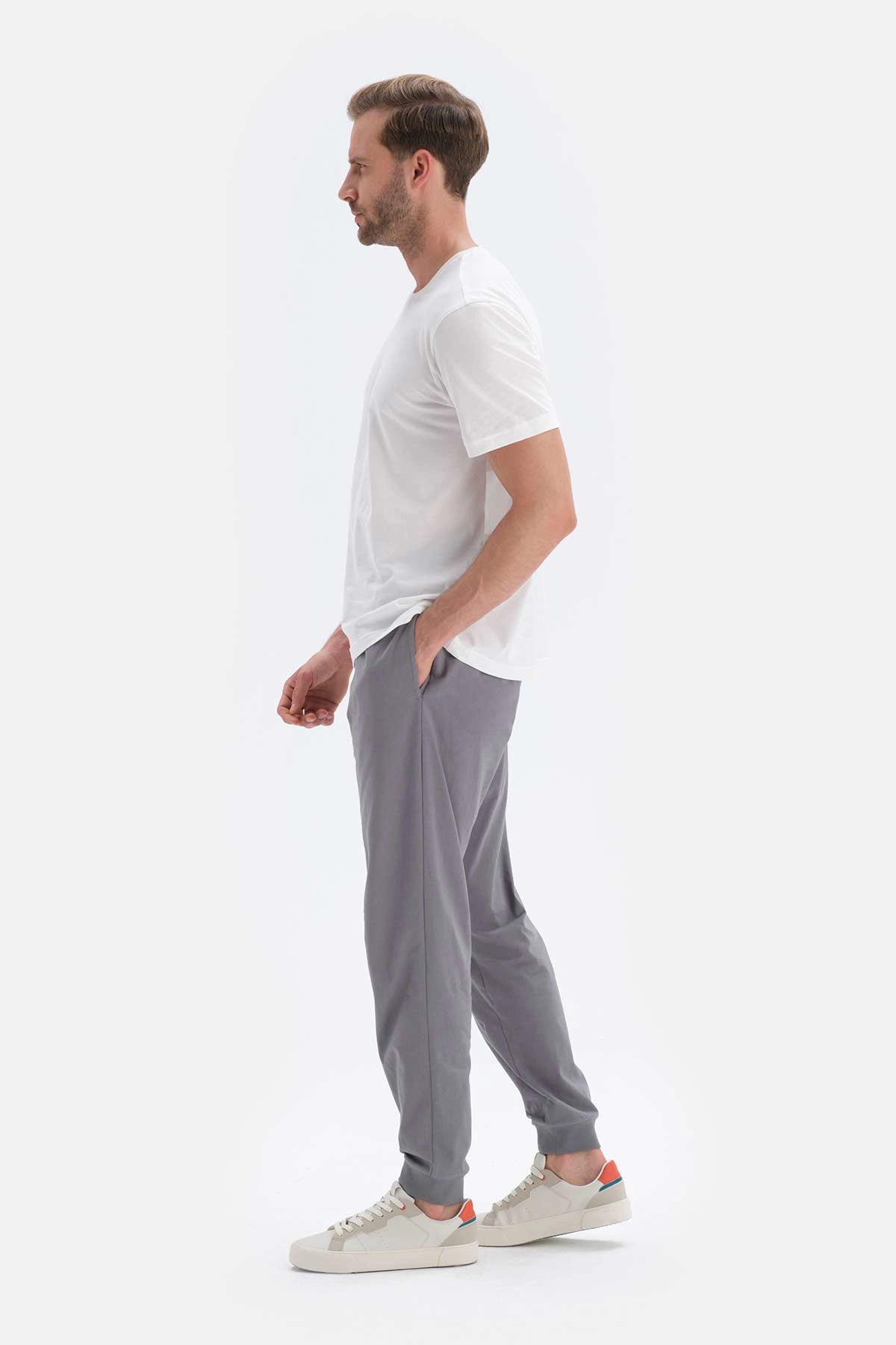 Gri Jogger Örme Pijama Altı