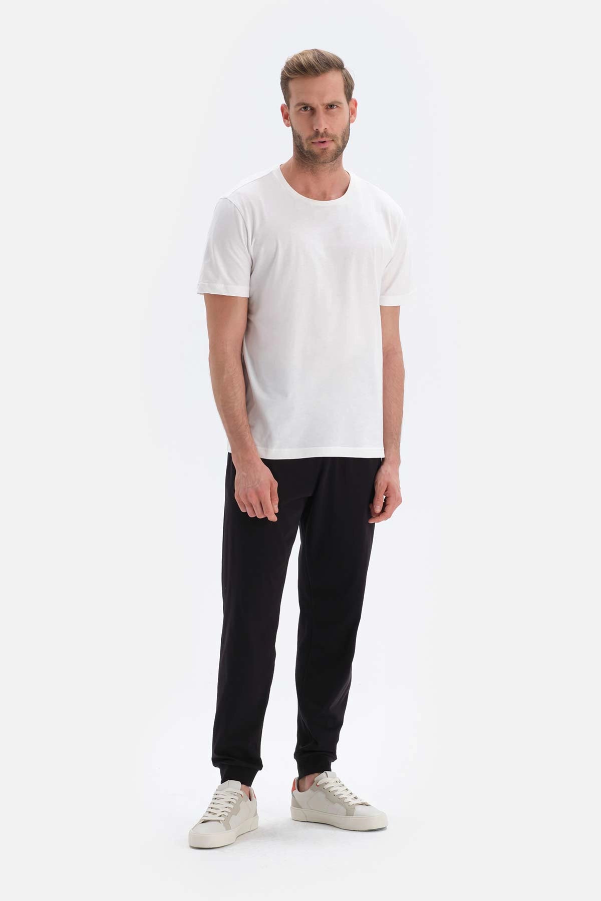 Siyah Jogger Örme Pijama Altı