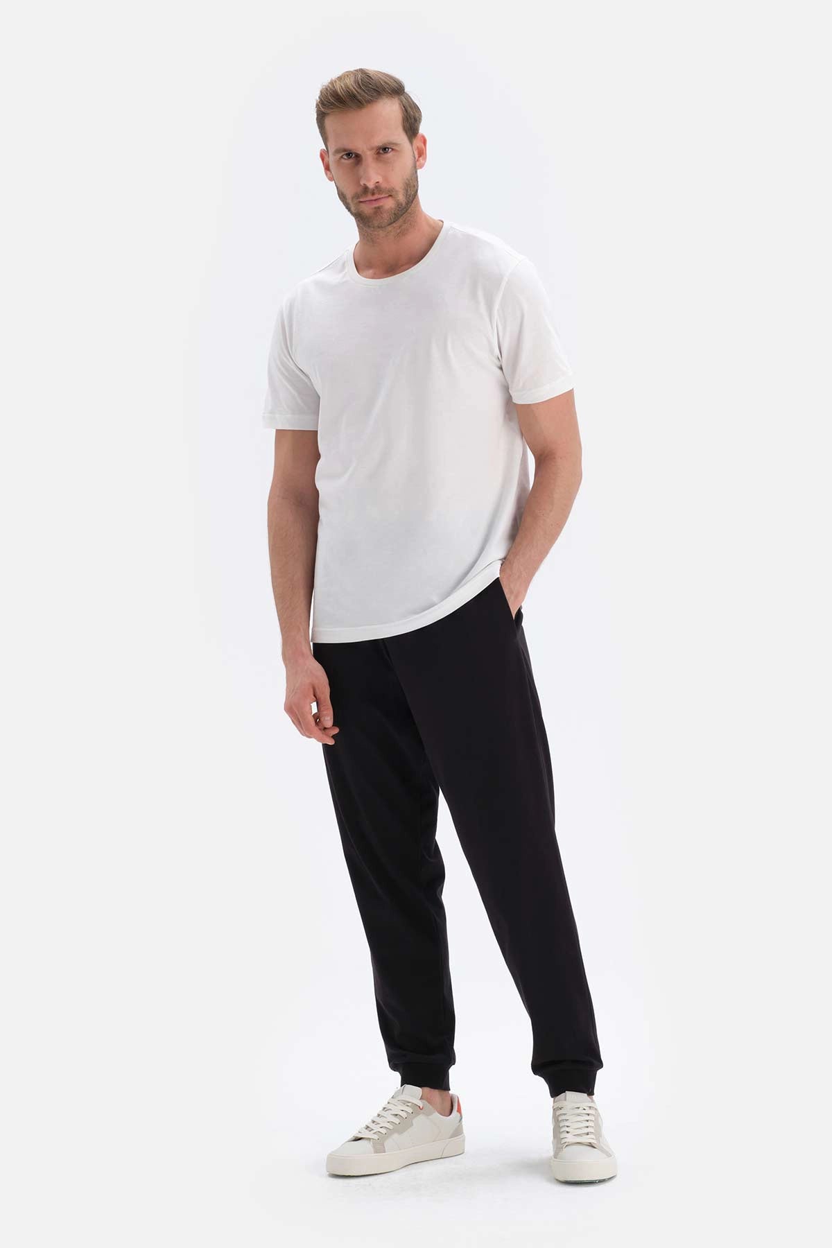 Siyah Jogger Örme Pijama Altı