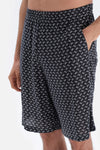 Gri Kısa Kol Üçlü Modal Set Damat Pijama Takımı