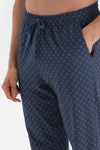 Beyaz Kısa Kollu Metraj Baskılı Pijama Takım