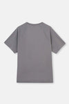 Gri Reglan Kol Jakarlı Pijama Takımı