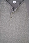 Gri Reglan Kol Jakarlı Pijama Takımı