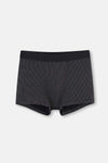 Siyah Desenli Boxer