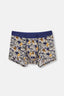 Lacivert Desenli Boxer