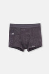 Antrasit Desenli Boxer