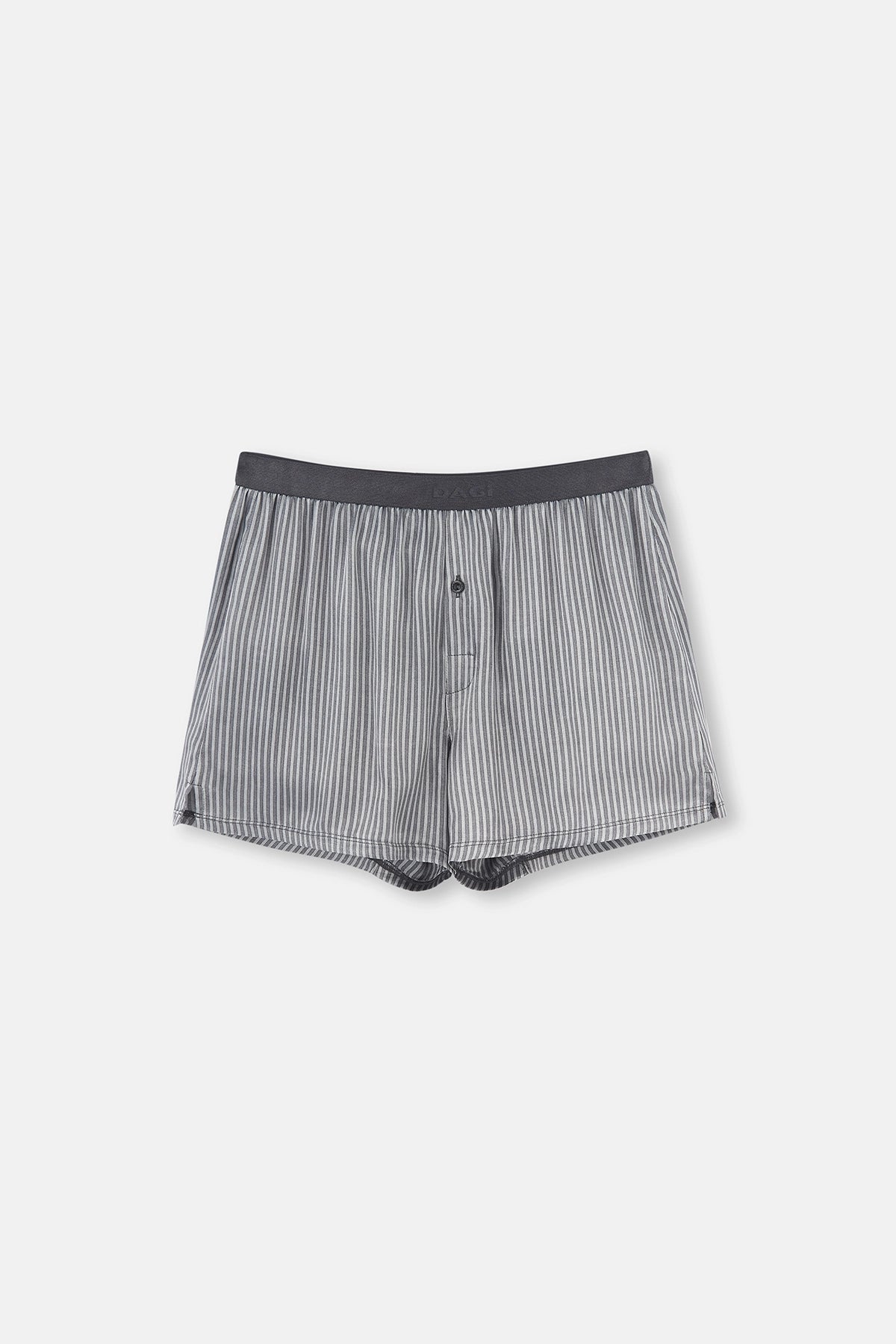 Çizgili Çizgili Saten Boxer