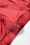 Bordo Jakar Lastikli Saten Boxer