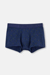 Lacivert Micro Modal Desenli 3'lü Boxer