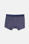 Yeşil Micro Modal Desenli 2'li Boxer