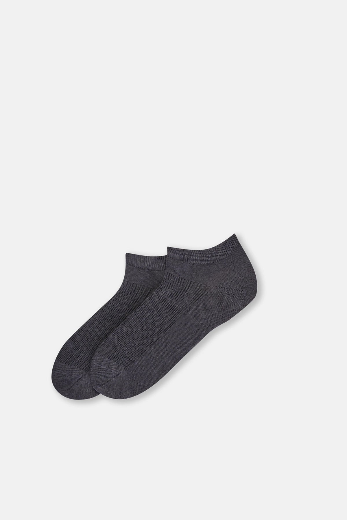Antrasit Erkek Bambu Patik Çorap