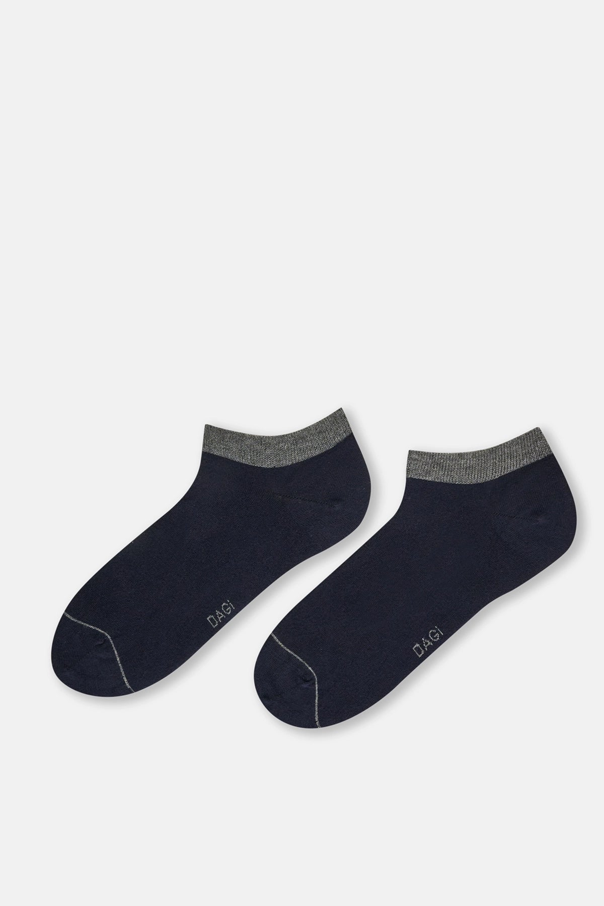 Koyu Indigo Erkek 2'Li Patik Çorap