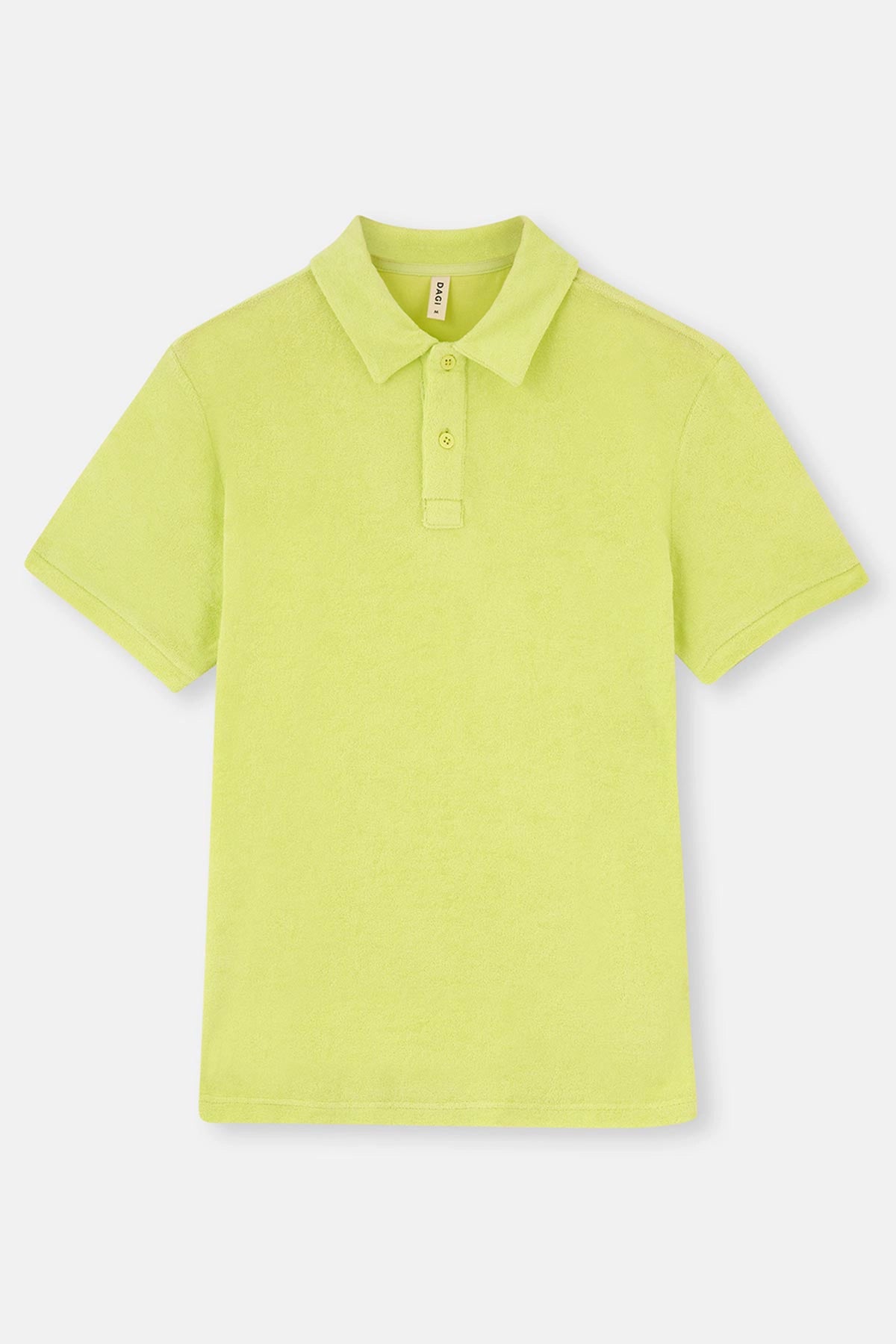 Yeşil Havlu Polo Yaka Tişört