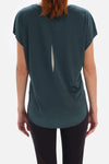 Petrol Dagi Active Kayık Yaka T-Shirt