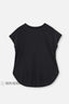Siyah Dagi Active Kayık Yaka T-Shirt