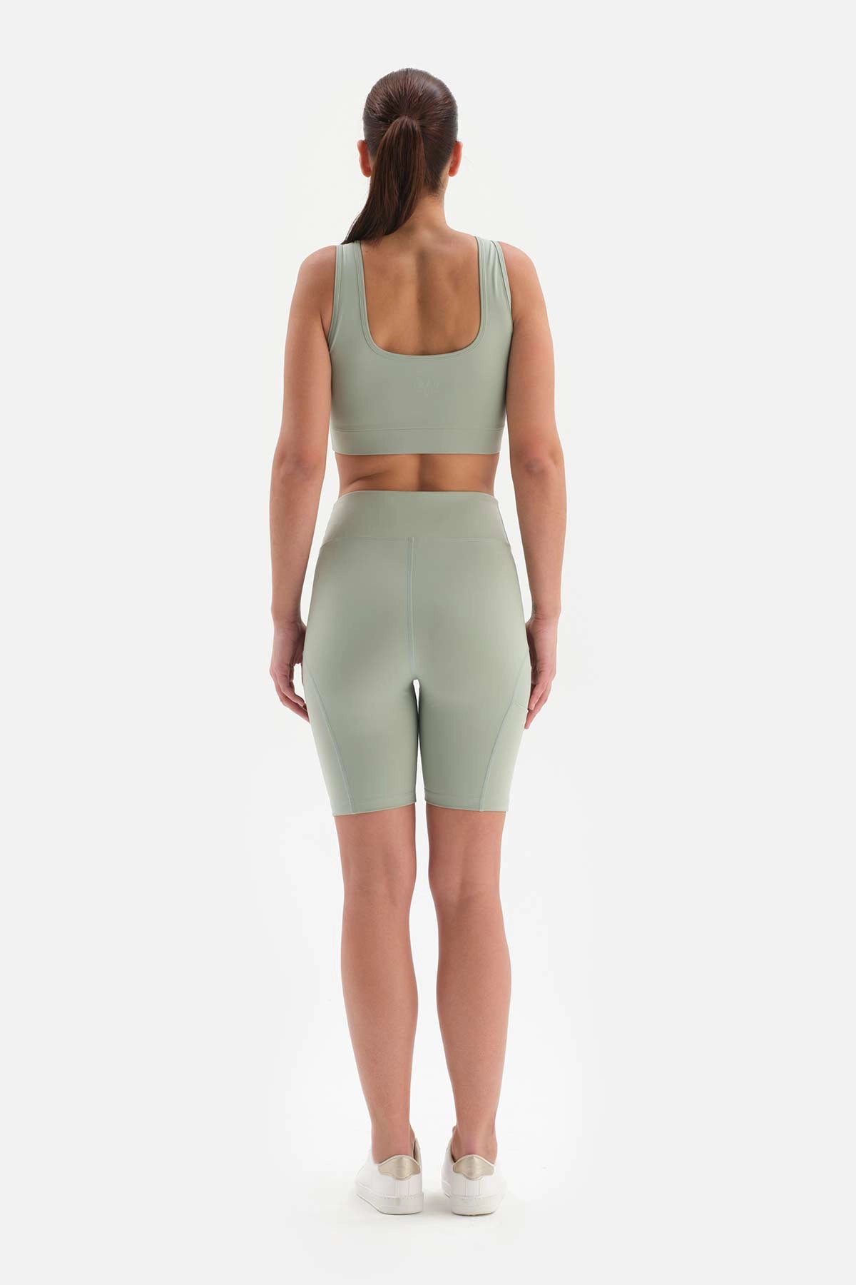 Mint Yeşili Dagi Active Mint i Cepli Biker Tayt