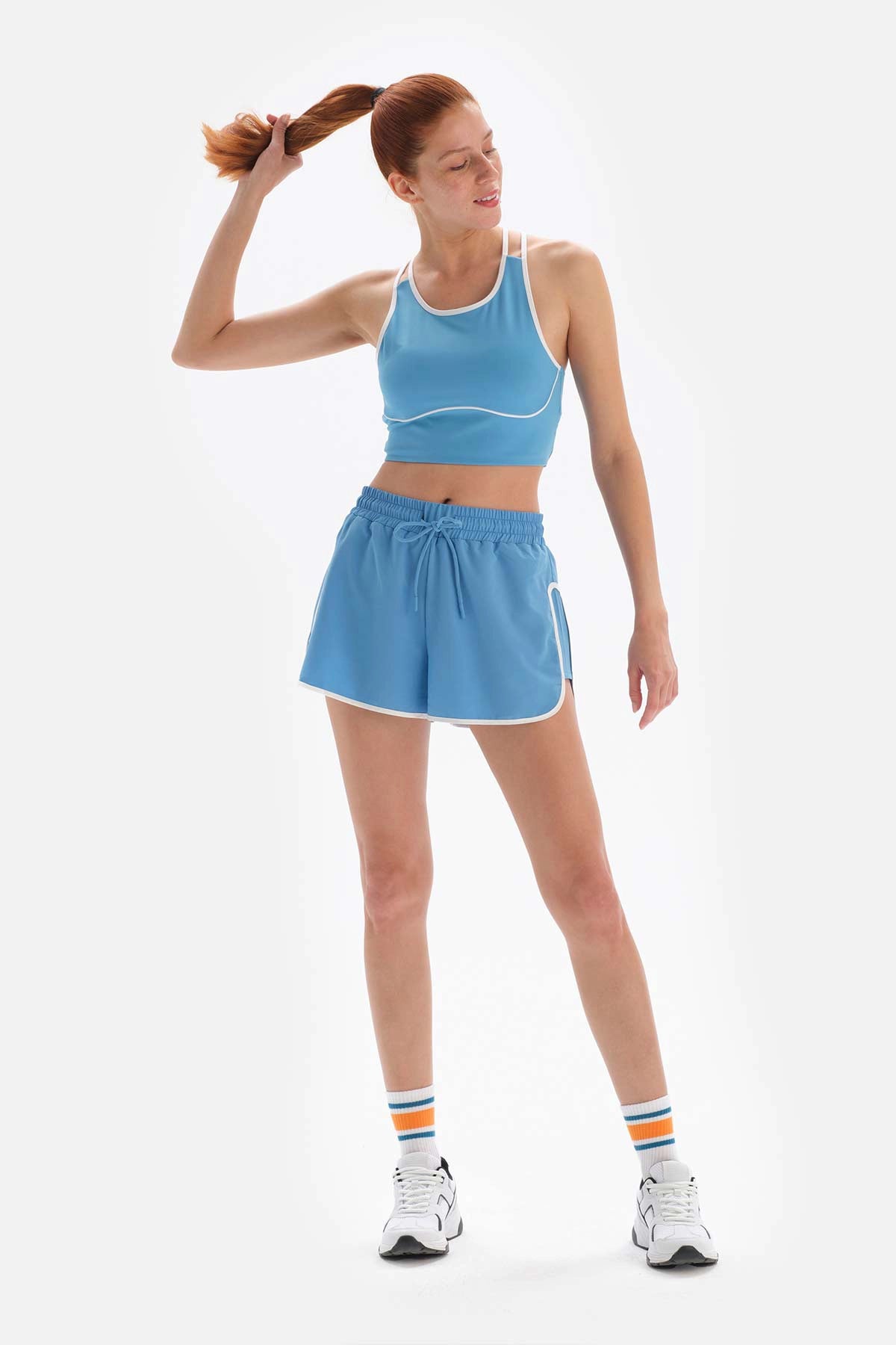 Açıkmavi Dagi Active Biyeli Spor Şort