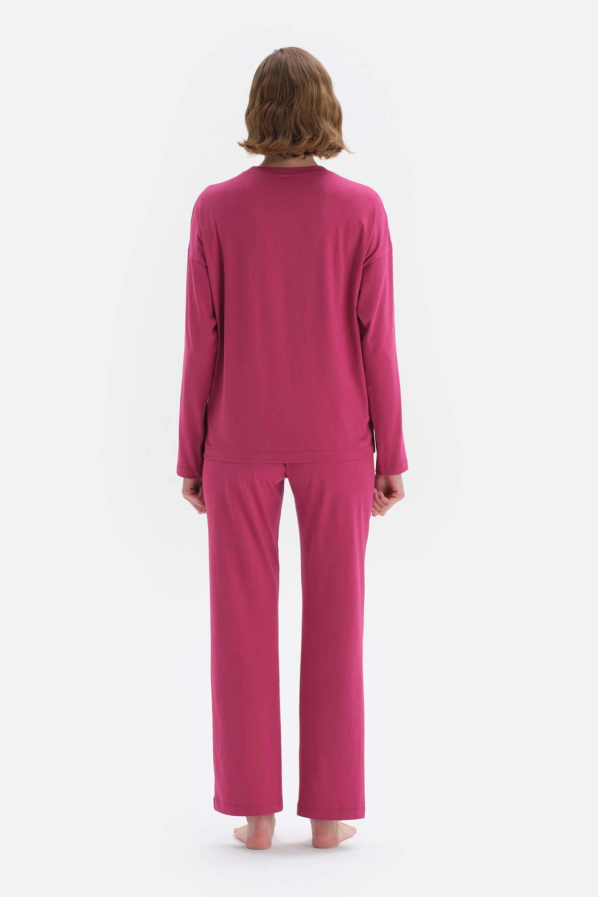 Vişne Çürüğü Çürüğü Panter Lisanslı Pamuklu Pijama Takımı