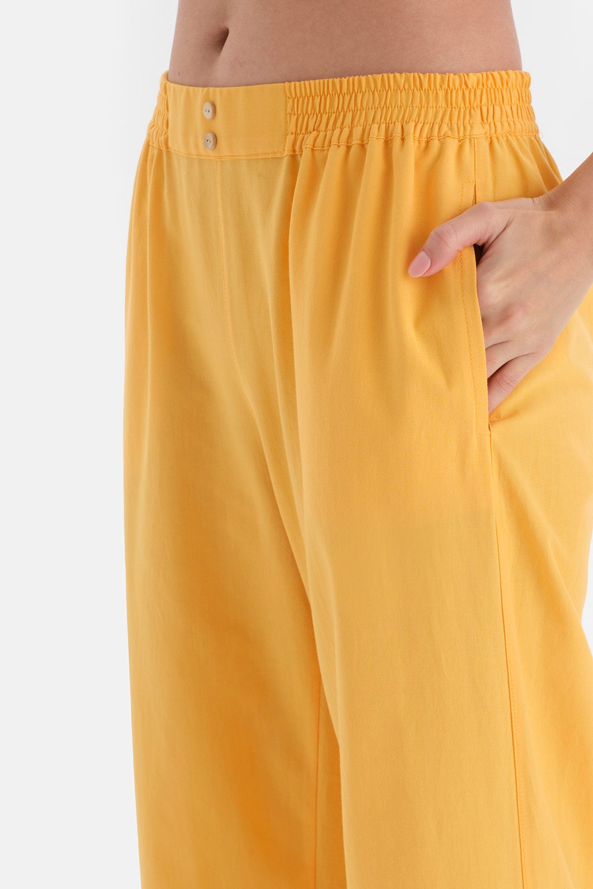 Kırık Beyaz Örme Atlet Pamuklu Pijama Takımı