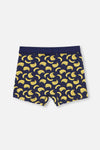 Lacivert Muz Desenli Boxer