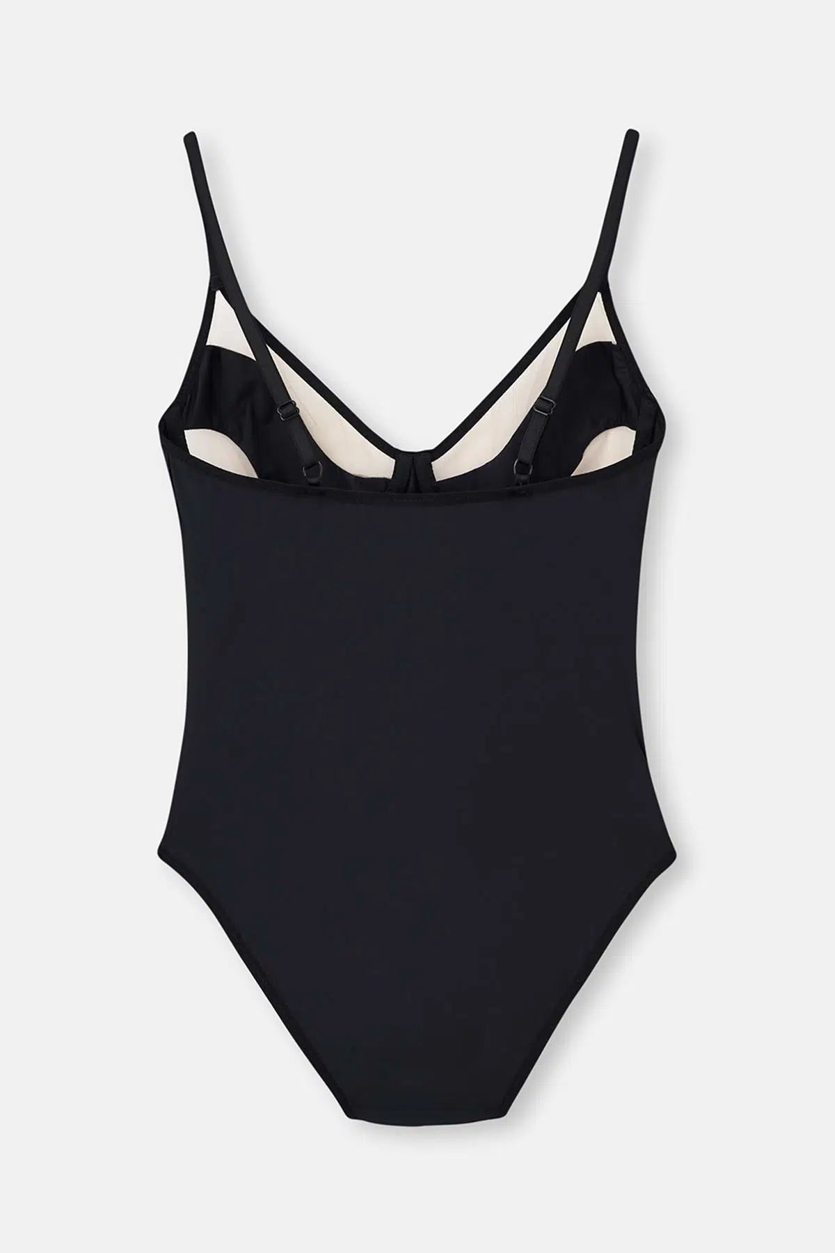 Siyah Transparan Detaylı Bodysuit