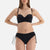 Siyah Yanı Büzgülü Bikini Altı