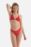 Kırmızı Düşük Bel String Bikini Altı