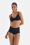 Lacivert Boyshort Bikini Altı