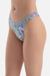 Lila - Yeşil Brazilian Bikini Altı